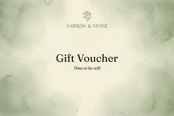 A gift voucher design for Yarrow & Stone, a day spa — made with the eVoucher.gift designer